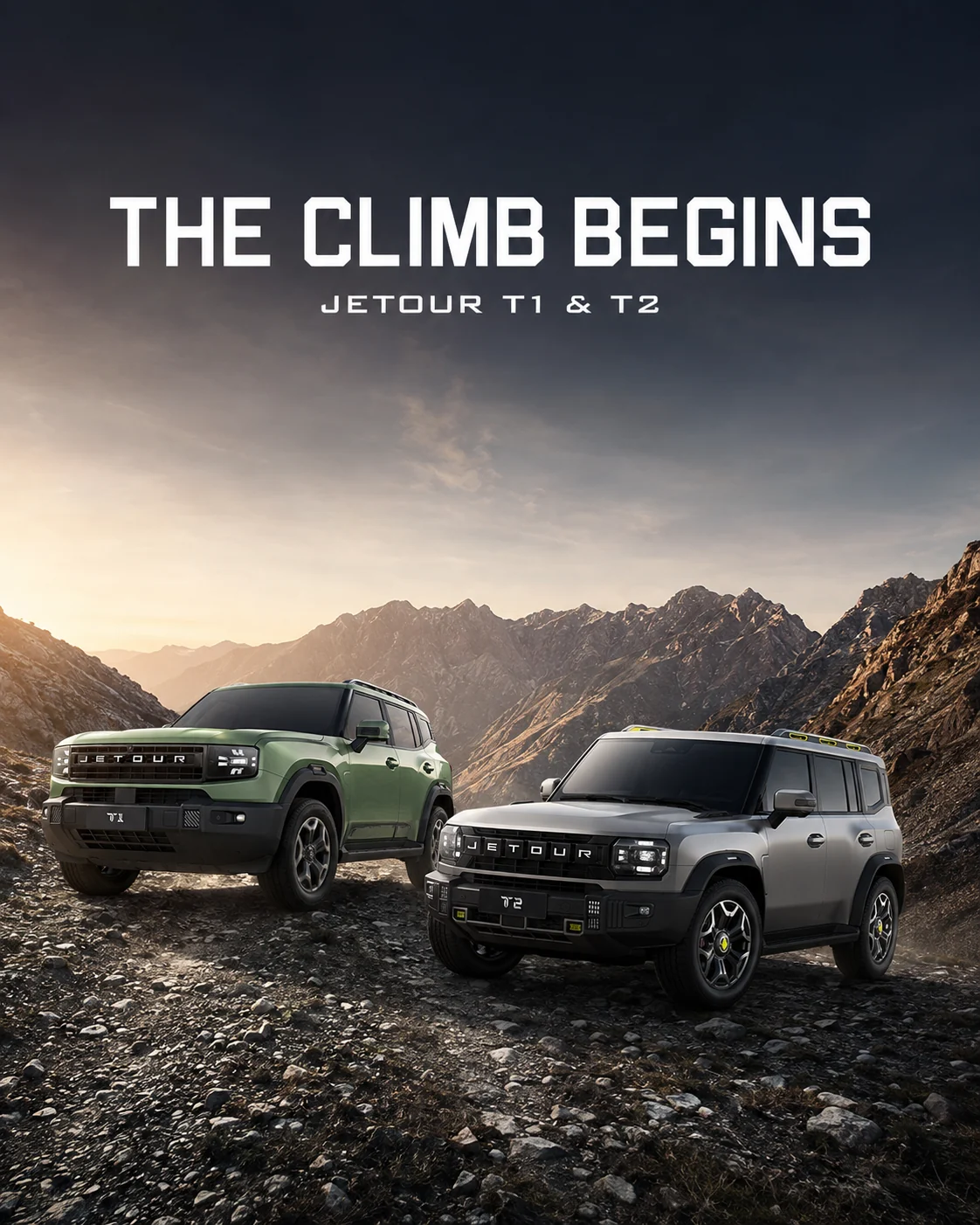 Jetour T1 and T2 launch creative