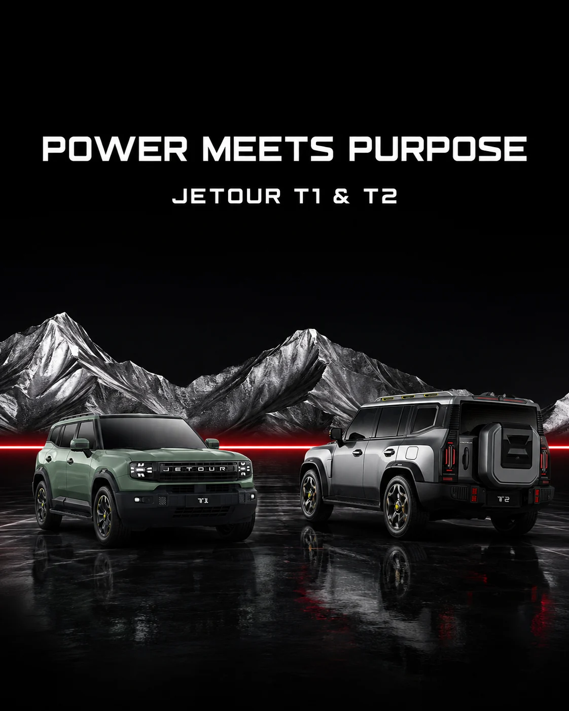 Jetour T1 and T2 campaign artwork