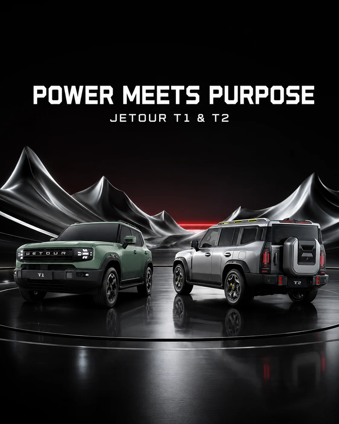 Jetour T1 and T2 launch creative